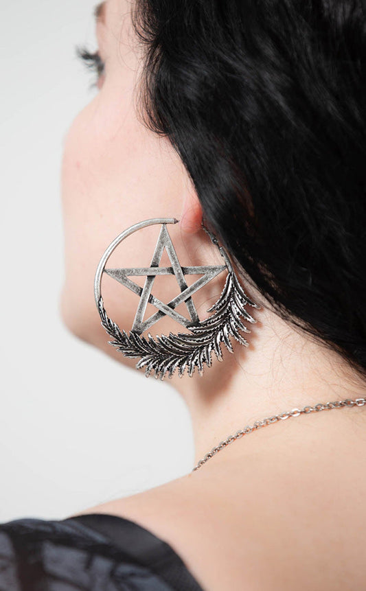 Penta Faune Hoop Earrings