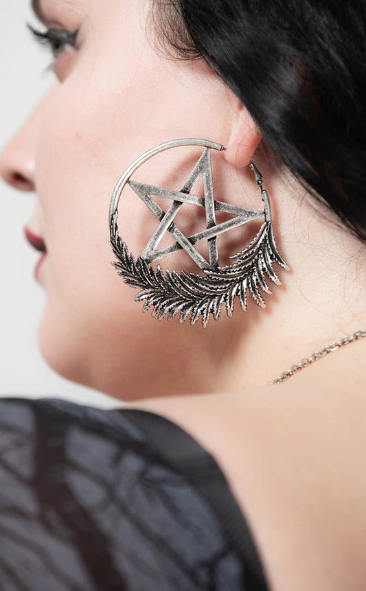 Penta Faune Hoop Earrings